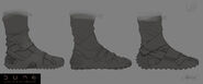 Stillsuit shoe and boot designs concept art for Dune (2021) by Keith Christensen.jpg (109 KB) Stillsuit shoe and boot design variations - largelly unused (Dune, 2021, concept art by Keith Christensen)