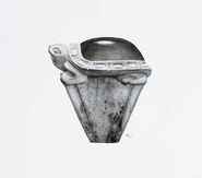 Namri's tortoise ring - Children of Dune chapterhead illustration by Hilary Clarcq.