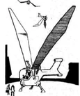 Ornithopter illustration from 