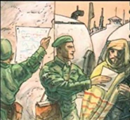 Propaganda-troops on dune