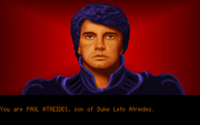 Paul Atreides as appears in the game, based on the looks of 