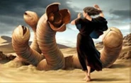 Sandworms under the control of Sheeana Brugh - Heretics of Dune artwork