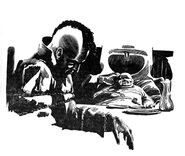 Duke Leto and Baron Harkonnen - illustration by John Schoenherr