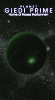 Planet Giedi Prime, as depicted in the 1984 Dune movie.