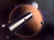 Romania Arrakis Heighliner.jpg (34 KB) Heighliner orbiting Arrakis - Romanian Children of Dune cover art