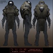 Desert trooper concept for Dune: Part Two