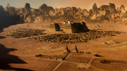 The governor's palace as the major landmark of Arrakeen (Frank Herbert's Dune miniseries, 2000)