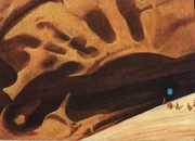 Frank Herbert's Dune Calender 1978 - Sietch Tabr (art by John Schoenherr)