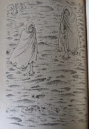 Hayt and Alia Atreides investigate Lichna's bones - Art by Shotaro Ishinomori