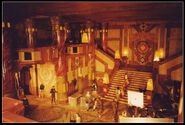 Arrakeen governor's palace interiors film set (Frank Herbert's Dune, 2000)