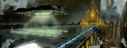 Guild Navigator ship - Dune 1984 Movie concept art