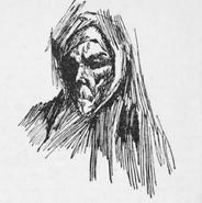 A figure, likely Scytale - Galaxy Science Fiction September 1969