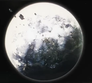 Caladan from space - Dune Part Two filmbook