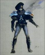 Sardaukar concept art (Frank Herbert's Dune miniseries, 2000, concept art by Theodor Pištěk)