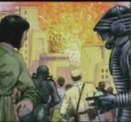 Atreides Soldiers in common uniform and heavy armored guard