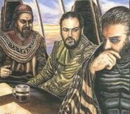 Members of Houses Minor as depicted in the Dune CCG