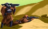 Fremen-1.jpg (22 KB) Fremen troopers with rifle and thrower - Dune 2 graphic