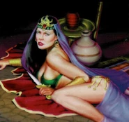 Liscia Theirese - Dune: Eye of the Storm card artwork by Doug Beekman