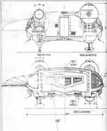 Harkonnen ornithopter concept art (Dune, 1984)