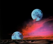 The two moons of Arrakis (Dune, 1984)