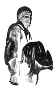 Jessica and Piter de Vries (illustration by John Schoenherr)