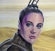 Chani: Daughter of Liet - Dune: Eye of the Storm card artwork by Terry Pavlet