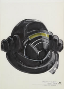 Harkonnen gasmask-helmet -1984 Dune movie concept art