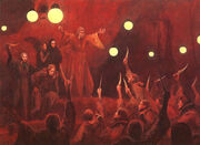 Paul Administers the Oath of the Fedaykin (by John Schoenherr)