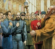 Members of the Great Houses and Military Governors as depicted in the Dune CCG