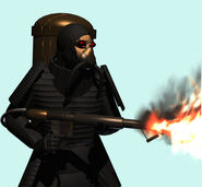 Harkonnen flamethrower infantry (Emperor: Battle for Dune PC game)