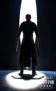 Feyd preparing to walk out into the arena on Giedi Prime
