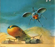 Dune 1968 book cover back (by Bruce Pennington).png (112 KB) Harvester and spotter aircraft - Art by Bruce Pennington