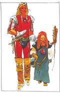 Gurney Halleck and Duncan Idaho -Concept art for Jodorowsky's Dune by Moebius