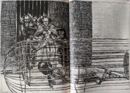 Lucilla, caged by Dama - Art by Naoyuki Kato