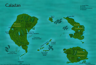 Caladan map (Prelude to Dune novel series)