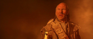 Patrick Stewart as Gurney Halleck (fighting alongside smugglers) in the 1984 Dune movie