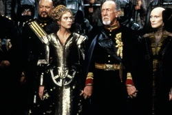 Irulan looks at father