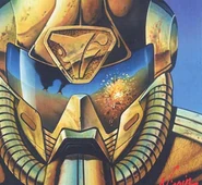 Infantry helmet (Dune II PC game cover art)