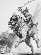 Danger Dingos by OutFold.webp (562 KB) Kobold riding Danger Dingo, Art by u/OutFold, Reddit