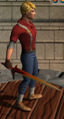 Fiery Longsword