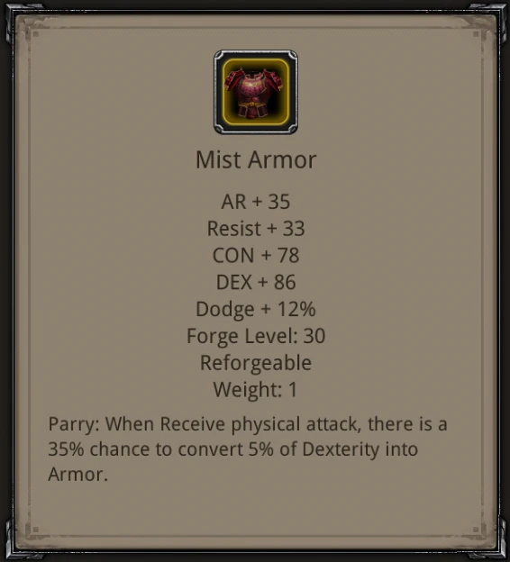 Mist Armor Dungeon Survivor II Wiki Fandom
