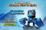 Stone Fist's Epic Sapphire Gauntlets