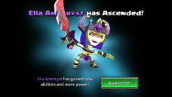 Ella's second ascension
