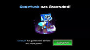 Goretusk ascends