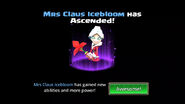 Mrs Claus Icebloom ascends...