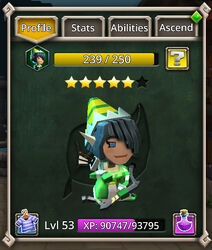 Elf Willow: First Ascension look with a silver bow