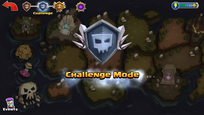 Challenge Mode enter map