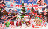Happy Holiday Card (2019, signed)