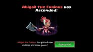 Abigail the Furious ascends...