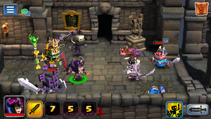 Taking on the demons a team of darkness prevails.